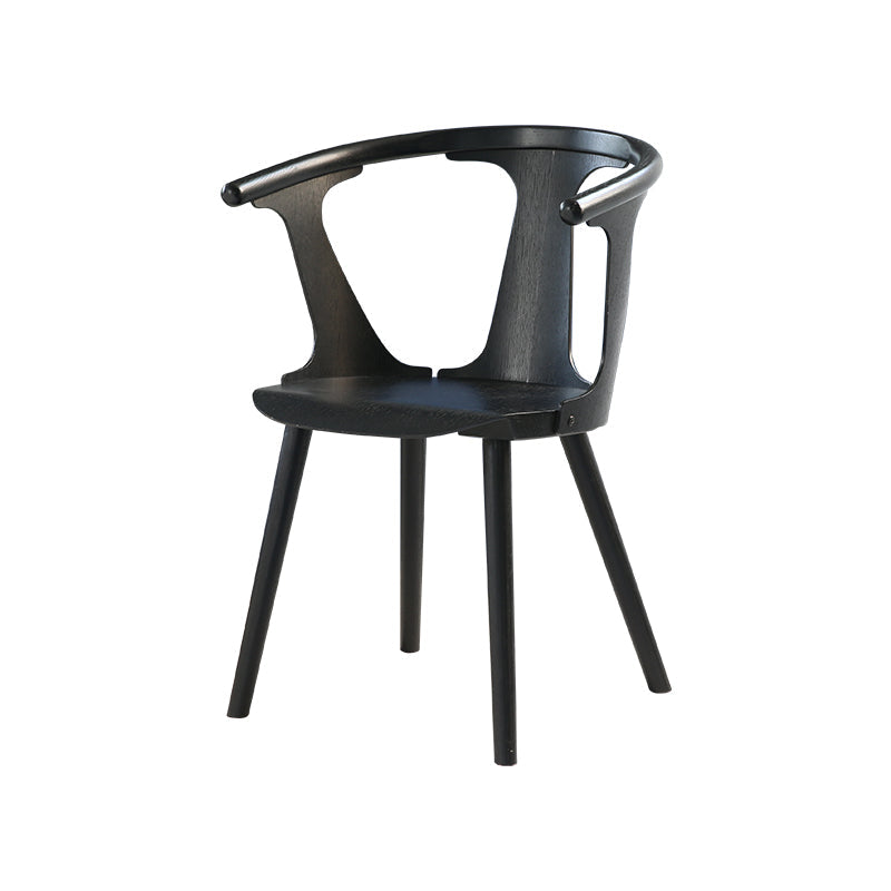 Solid Wood Side Chair Fixed Back Lounge Chair for Living Room Black Upholstery Not Included 1 Piece Clearhalo 'Accent Chairs' 'accent_chairs' 'Chairs & Seating' 'furn' 'furn_accent_chairs' 'Furniture' 'Living Room Furniture' 7369860