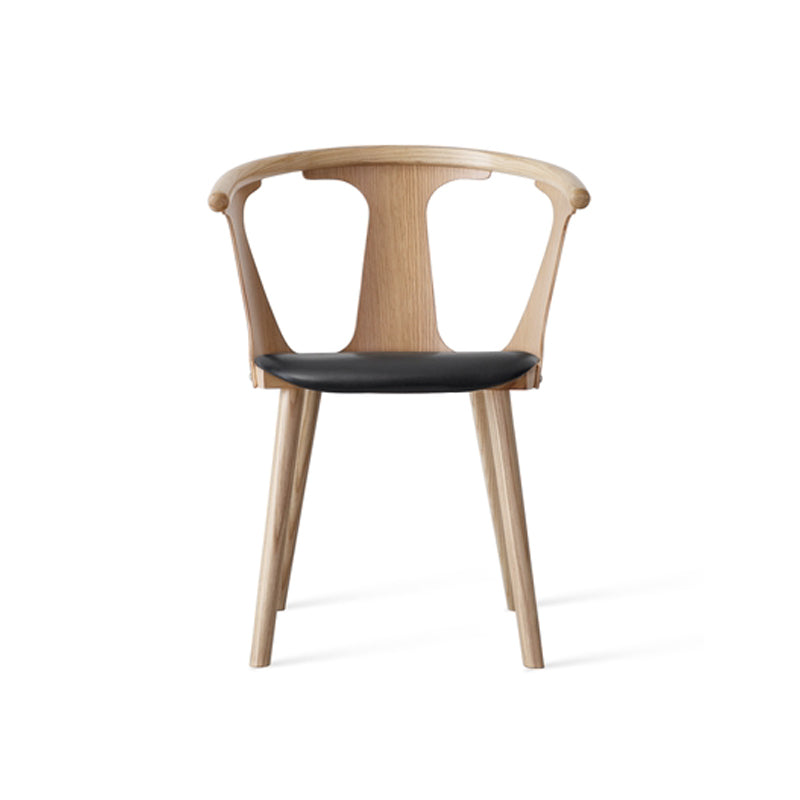 Solid Wood Side Chair Fixed Back Lounge Chair for Living Room Wood PU（Polyurethane） 1 Piece Clearhalo 'Accent Chairs' 'accent_chairs' 'Chairs & Seating' 'furn' 'furn_accent_chairs' 'Furniture' 'Living Room Furniture' 7369869