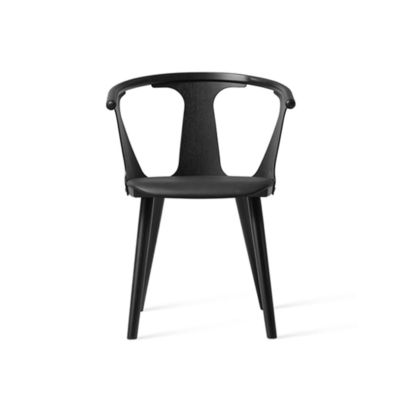 Solid Wood Side Chair Fixed Back Lounge Chair for Living Room Black PU（Polyurethane） 1 Piece Clearhalo 'Accent Chairs' 'accent_chairs' 'Chairs & Seating' 'furn' 'furn_accent_chairs' 'Furniture' 'Living Room Furniture' 7369871