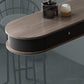 Ellipse Shape Bar Table Storable Table with Wine Holder for Living Room Clearhalo 'Bar Furniture' 'Bar Tables' 'bar_tables' 'furn' 'furn_bar_tables' 'Furniture' 'Kitchen & Dining Furniture' 7370772