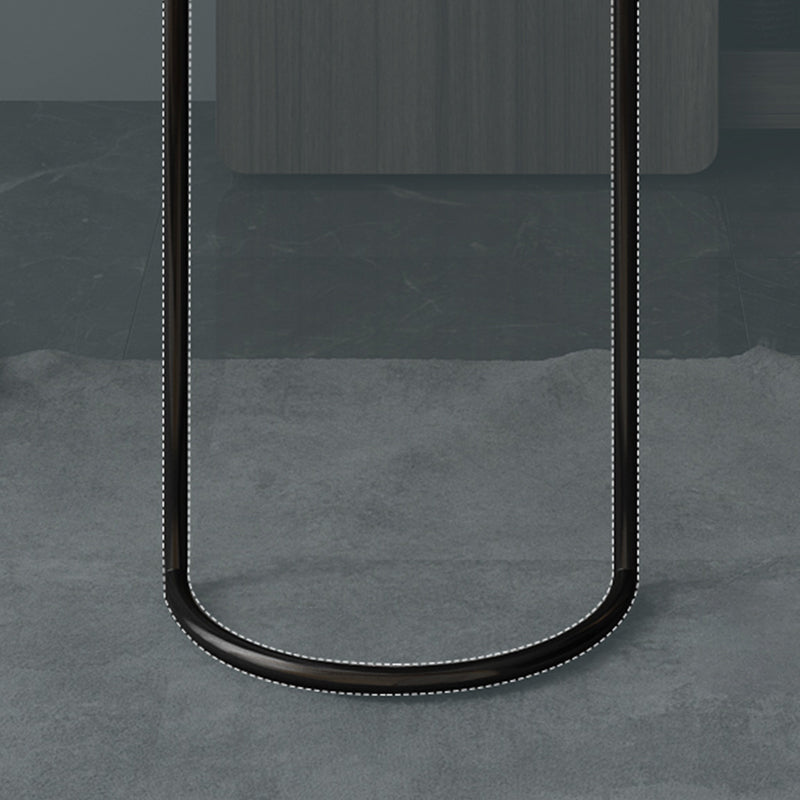 Ellipse Shape Bar Table Storable Table with Wine Holder for Living Room Clearhalo 'Bar Furniture' 'Bar Tables' 'bar_tables' 'furn' 'furn_bar_tables' 'Furniture' 'Kitchen & Dining Furniture' 7370776