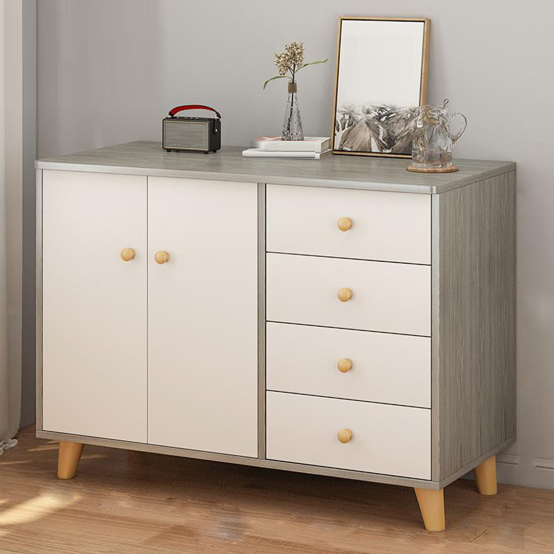 Cofre de almacenamiento de madera ultra moderna de 14.82 pulgadas de ancho de almacenamiento de almacenamiento