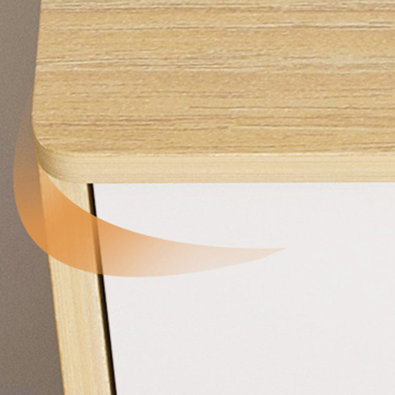 Cofre de almacenamiento de madera ultra moderna de 14.82 pulgadas de ancho de almacenamiento de almacenamiento