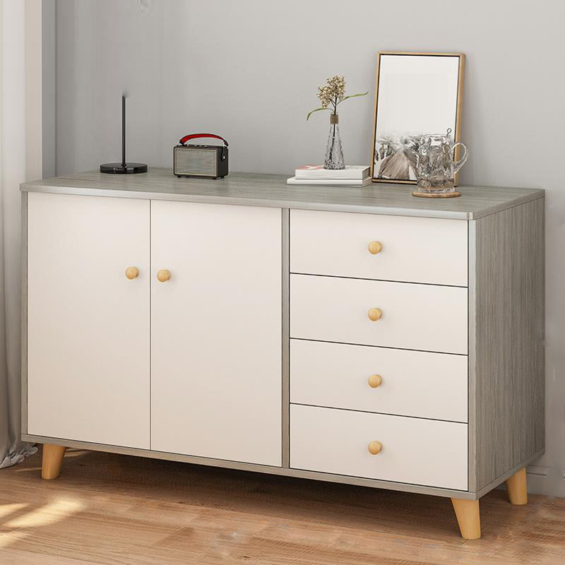 Cofre de almacenamiento de madera ultra moderna de 14.82 pulgadas de ancho de almacenamiento de almacenamiento