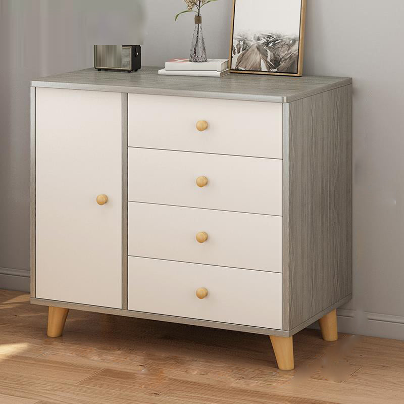 Cofre de almacenamiento de madera ultra moderna de 14.82 pulgadas de ancho de almacenamiento de almacenamiento