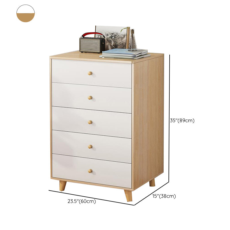 Cofre de almacenamiento de madera ultra moderna de 14.82 pulgadas de ancho de almacenamiento de almacenamiento