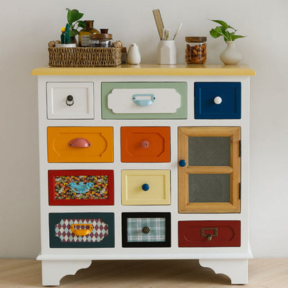 Creazione di stoccaggio in legno fabbricato in stile costiero per la camera da letto