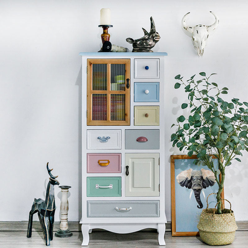 Creazione di stoccaggio in legno fabbricato in stile costiero per la camera da letto