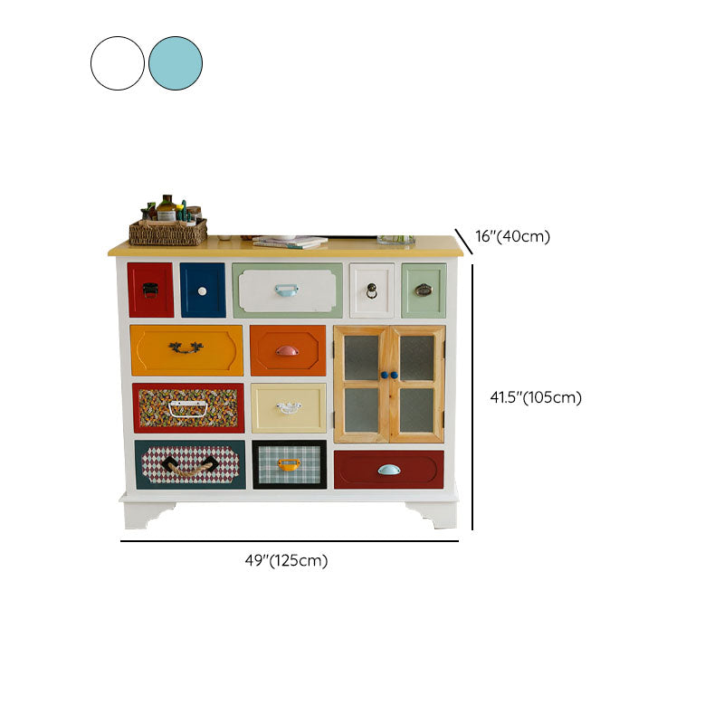 Creazione di stoccaggio in legno fabbricato in stile costiero per la camera da letto