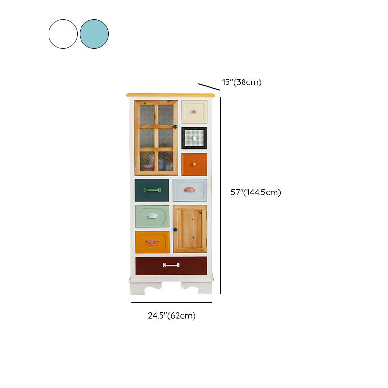 Creazione di stoccaggio in legno fabbricato in stile costiero per la camera da letto