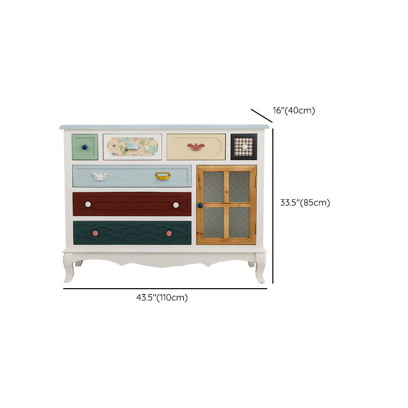 Creazione di stoccaggio in legno fabbricato in stile costiero per la camera da letto