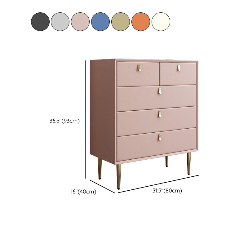 Comercial de piedra de cofre clásica de almacenamiento con glamour con cajones 5/6/7/9