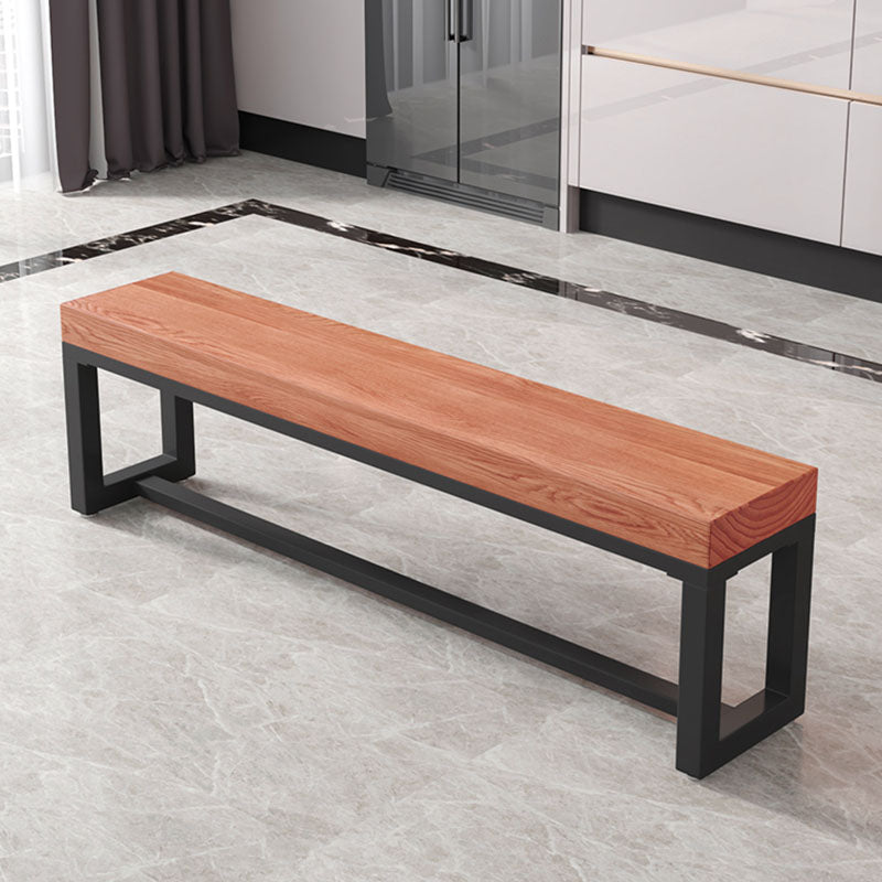 Rectangle Seating Bench Solid Wood Color Bench , 11.7 Inch Width 74"L x 12"W x 18"H Clearhalo 'Benches' 'Chairs & Seating' 'furn' 'furn_benches' 'Furniture' 'Living Room Furniture' 7371262