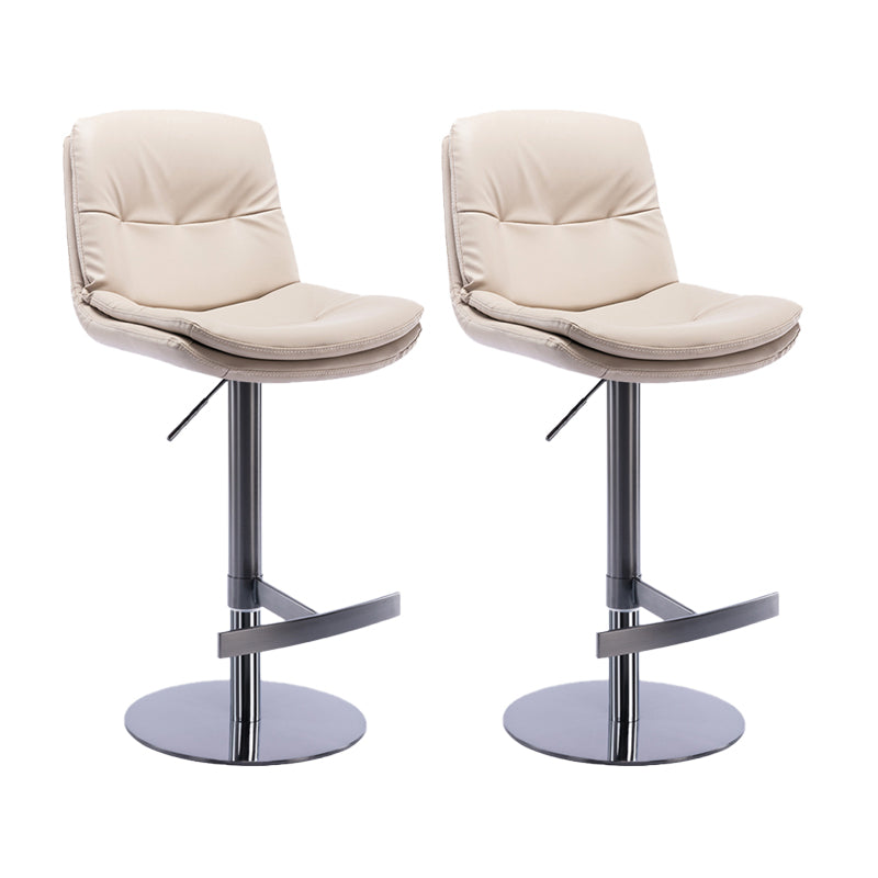 Sgabelli da bar in pelle da bar regolabile per sala da pranzo