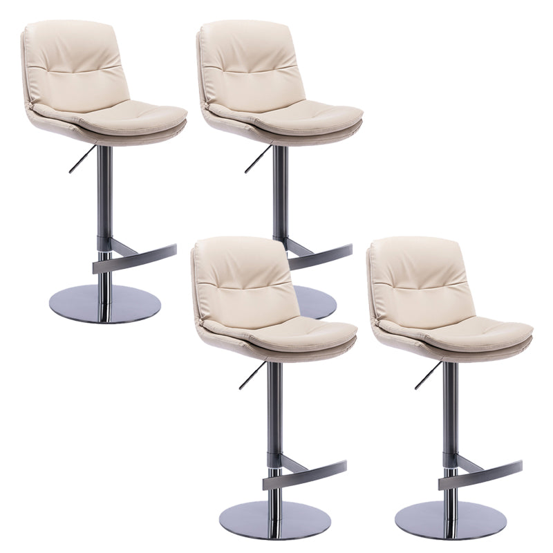 Sgabelli da bar in pelle da bar regolabile per sala da pranzo