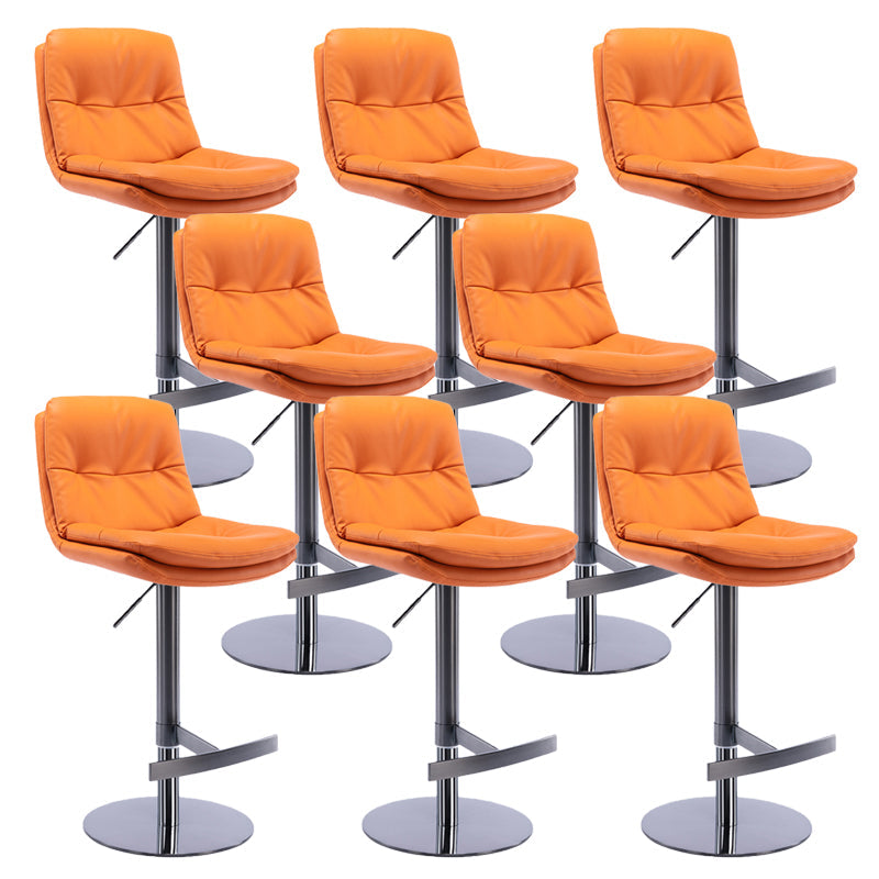 Sgabelli da bar in pelle da bar regolabile per sala da pranzo