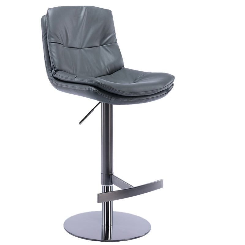 Sgabelli da bar in pelle da bar regolabile per sala da pranzo