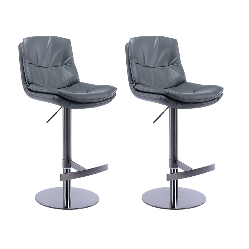 Sgabelli da bar in pelle da bar regolabile per sala da pranzo