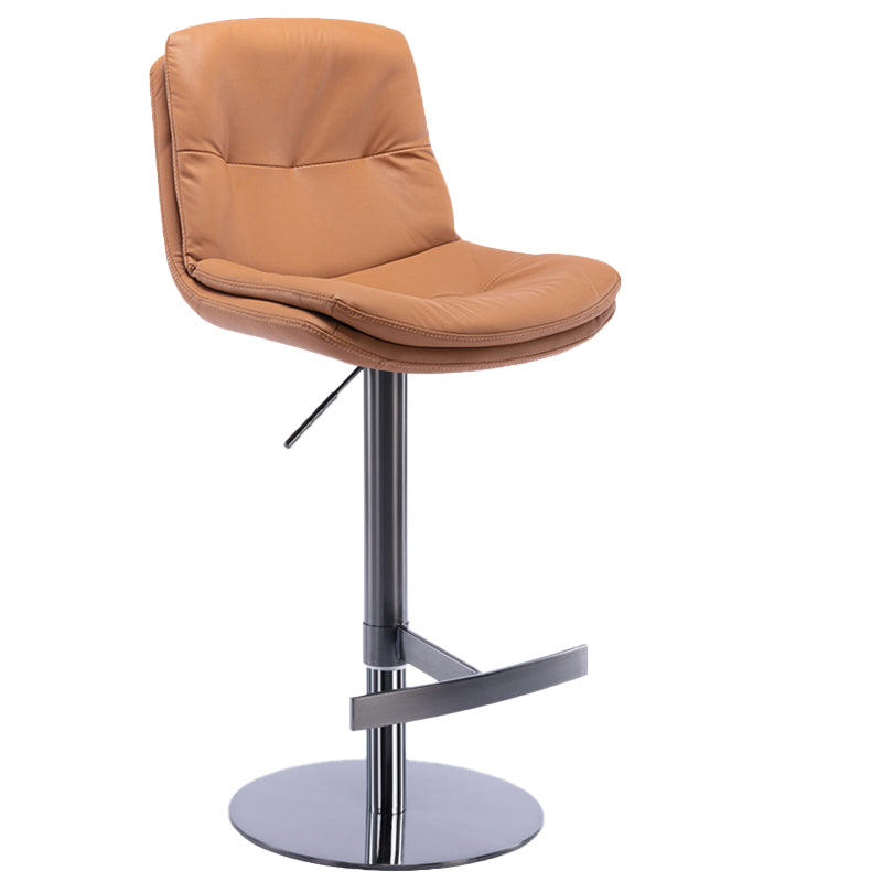 Sgabelli da bar in pelle da bar regolabile per sala da pranzo