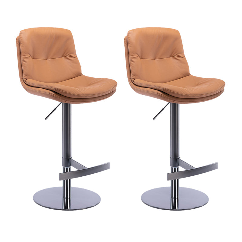 Sgabelli da bar in pelle da bar regolabile per sala da pranzo