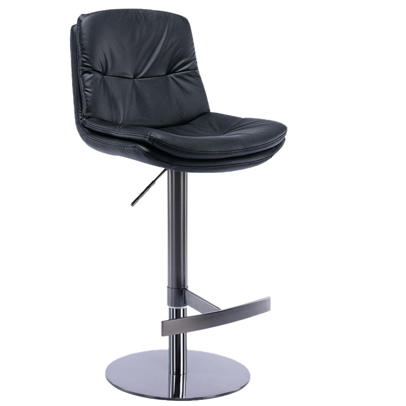 Sgabelli da bar in pelle da bar regolabile per sala da pranzo