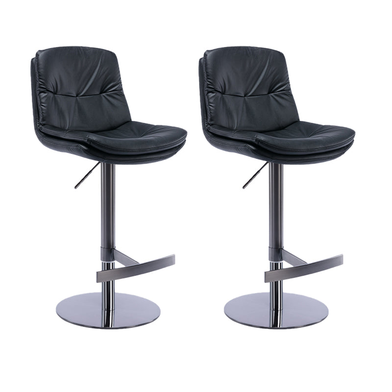 Sgabelli da bar in pelle da bar regolabile per sala da pranzo