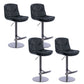 Sgabelli da bar in pelle da bar regolabile per sala da pranzo