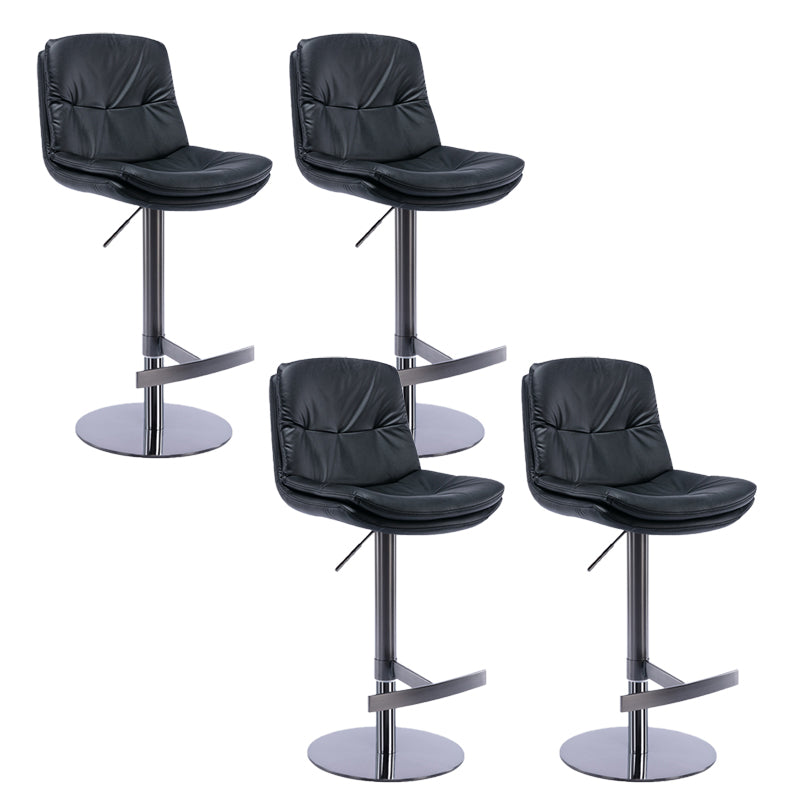 Sgabelli da bar in pelle da bar regolabile per sala da pranzo