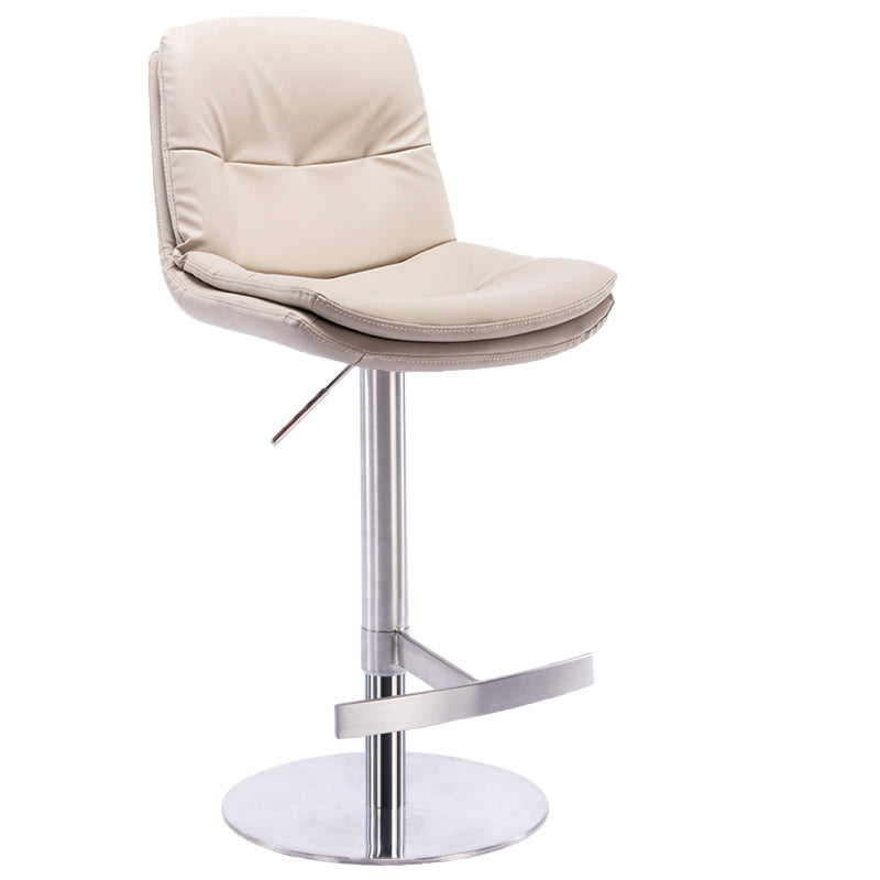 Sgabelli da bar in pelle da bar regolabile per sala da pranzo