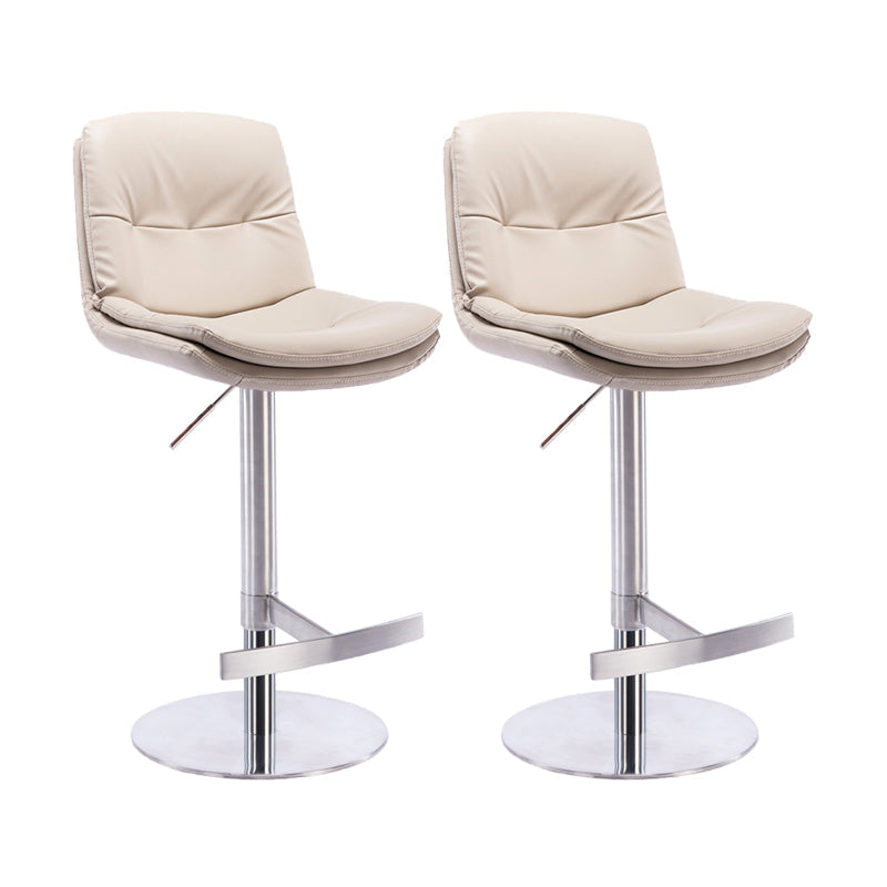 Sgabelli da bar in pelle da bar regolabile per sala da pranzo