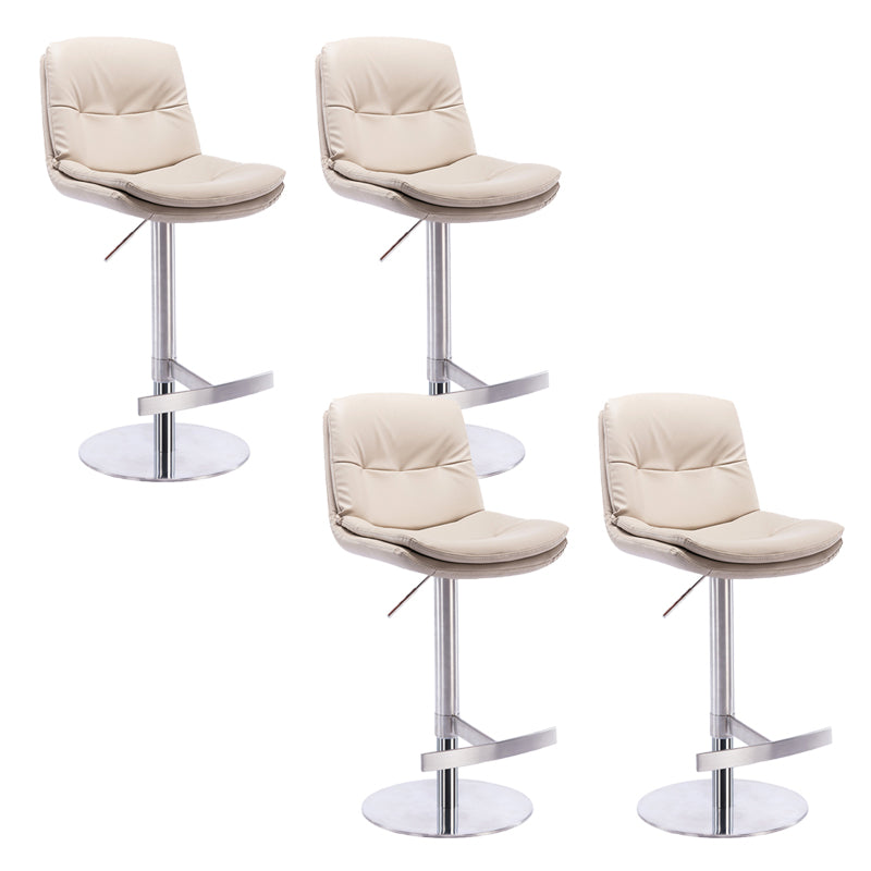 Sgabelli da bar in pelle da bar regolabile per sala da pranzo