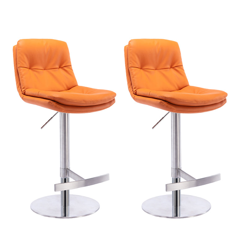 Sgabelli da bar in pelle da bar regolabile per sala da pranzo