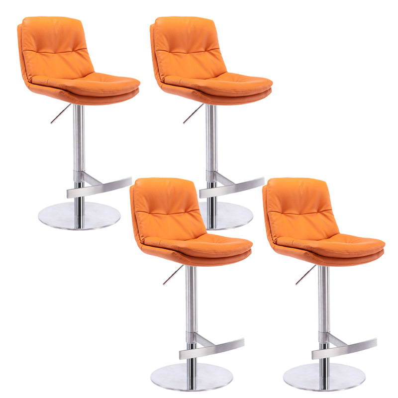 Sgabelli da bar in pelle da bar regolabile per sala da pranzo