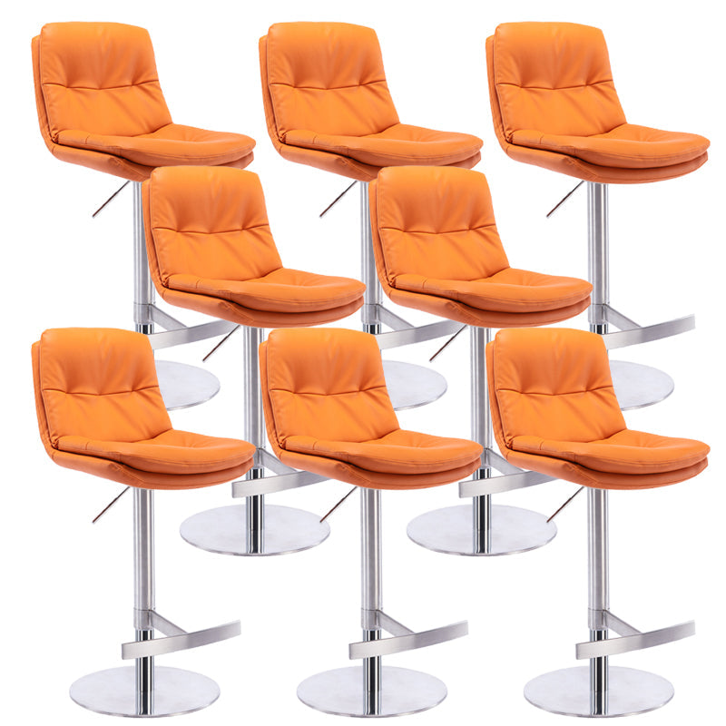 Sgabelli da bar in pelle da bar regolabile per sala da pranzo