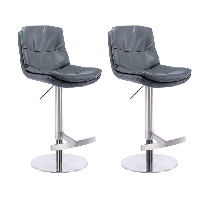 Sgabelli da bar in pelle da bar regolabile per sala da pranzo