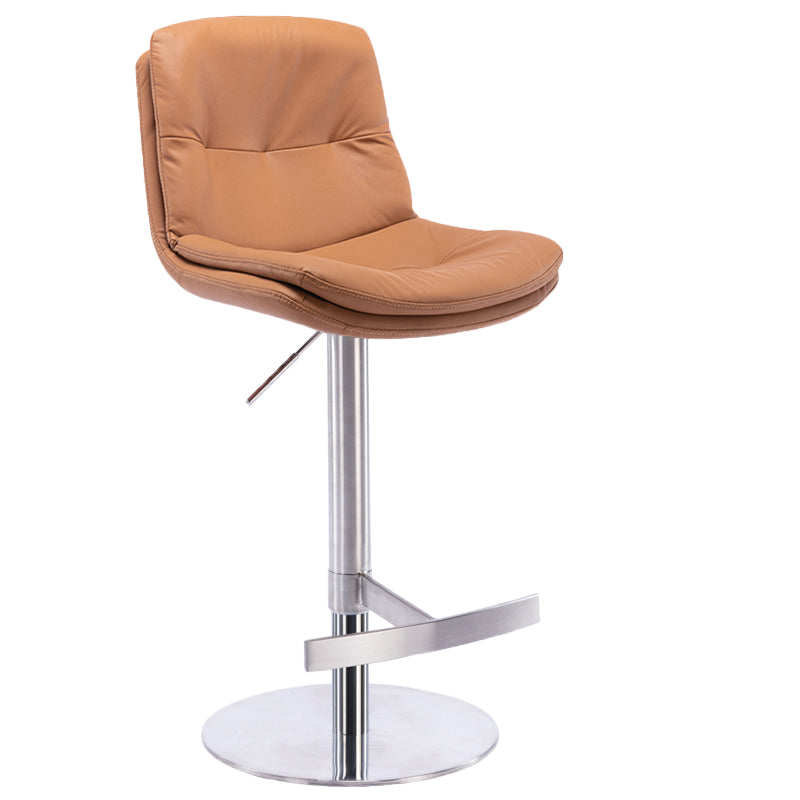Sgabelli da bar in pelle da bar regolabile per sala da pranzo