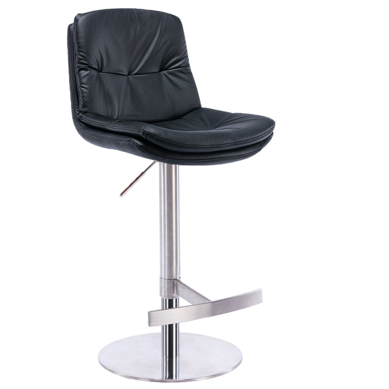 Sgabelli da bar in pelle da bar regolabile per sala da pranzo