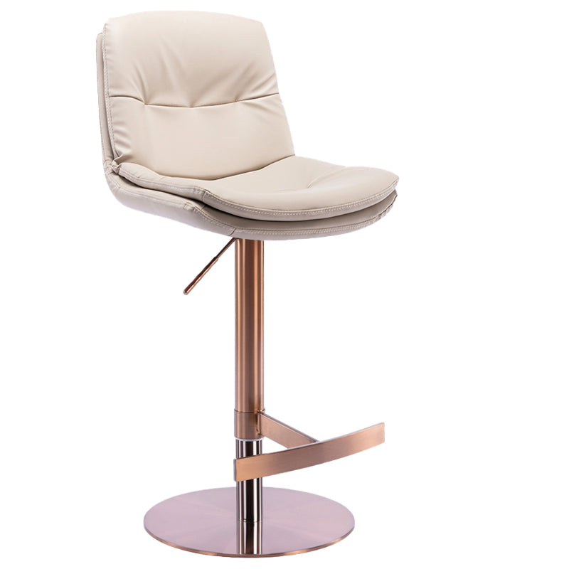 Sgabelli da bar in pelle da bar regolabile per sala da pranzo