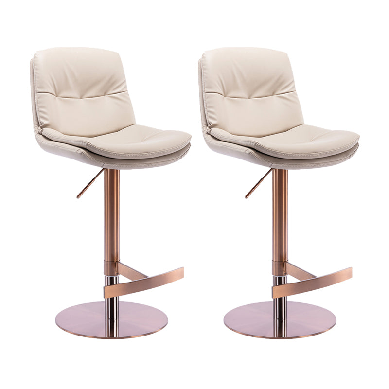 Sgabelli da bar in pelle da bar regolabile per sala da pranzo