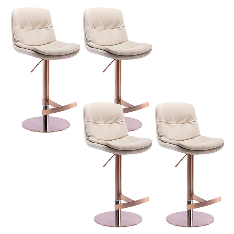 Sgabelli da bar in pelle da bar regolabile per sala da pranzo