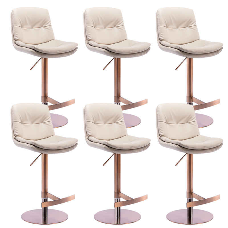 Sgabelli da bar in pelle da bar regolabile per sala da pranzo