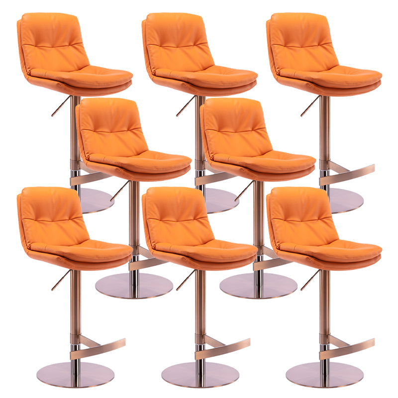 Sgabelli da bar in pelle da bar regolabile per sala da pranzo