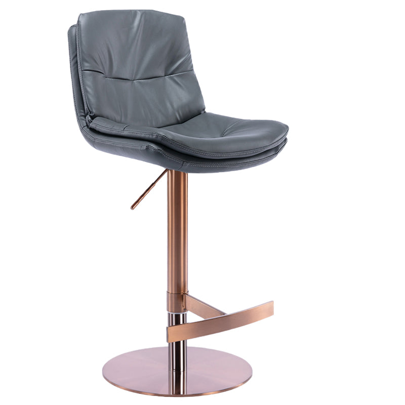 Sgabelli da bar in pelle da bar regolabile per sala da pranzo