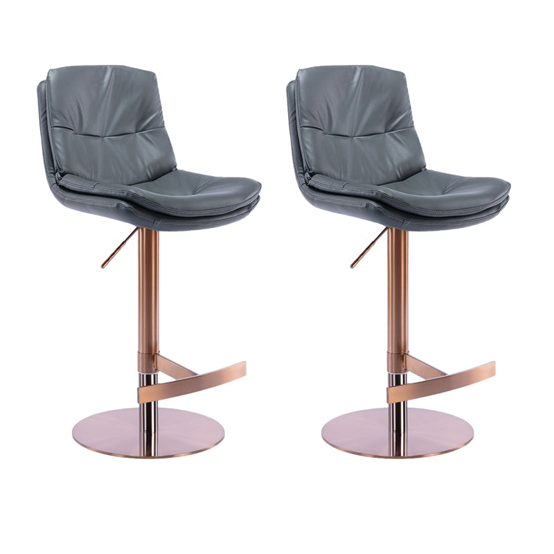 Sgabelli da bar in pelle da bar regolabile per sala da pranzo