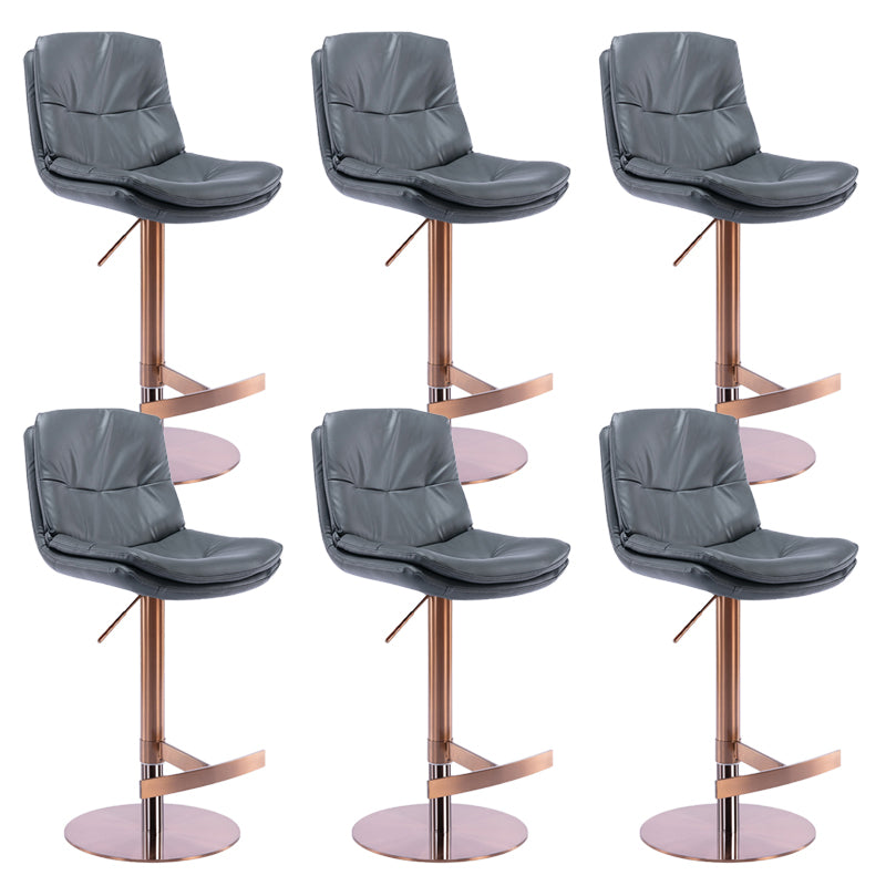 Sgabelli da bar in pelle da bar regolabile per sala da pranzo