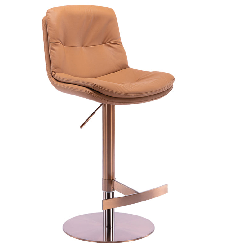Sgabelli da bar in pelle da bar regolabile per sala da pranzo