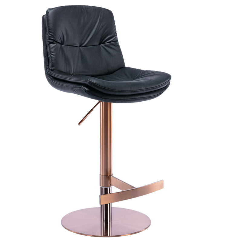 Sgabelli da bar in pelle da bar regolabile per sala da pranzo