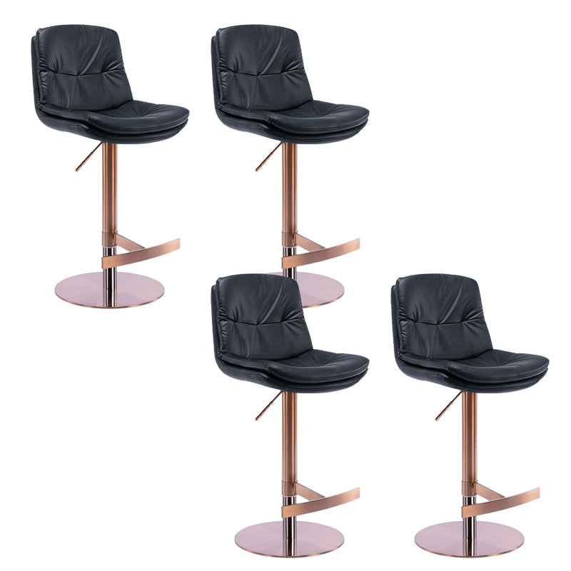 Sgabelli da bar in pelle da bar regolabile per sala da pranzo