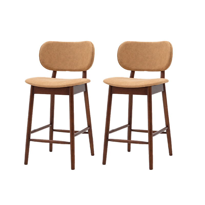 Modern Style Bar Stool Wooden Base Bar Stools for Dining Room