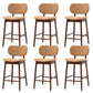 Modern Style Bar Stool Wooden Base Bar Stools for Dining Room